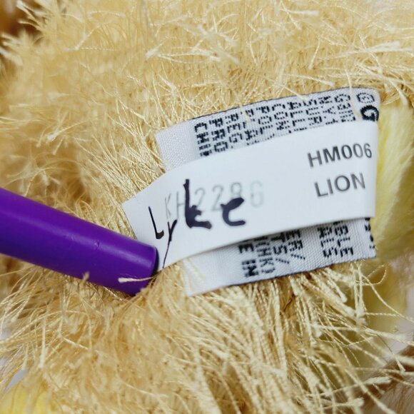 Ganz Webkinz Lion 9 in Plush Big Cat Brown Tan Stuffed Animal Toy HM006 NO CODE - Picture 8 of 9
